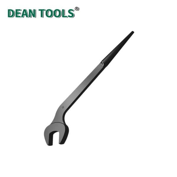 Bent Constuction Open End Wrench for Industrial Maintenance 45#Steel Open End Wrench With Offset Tapered Handle photo-5