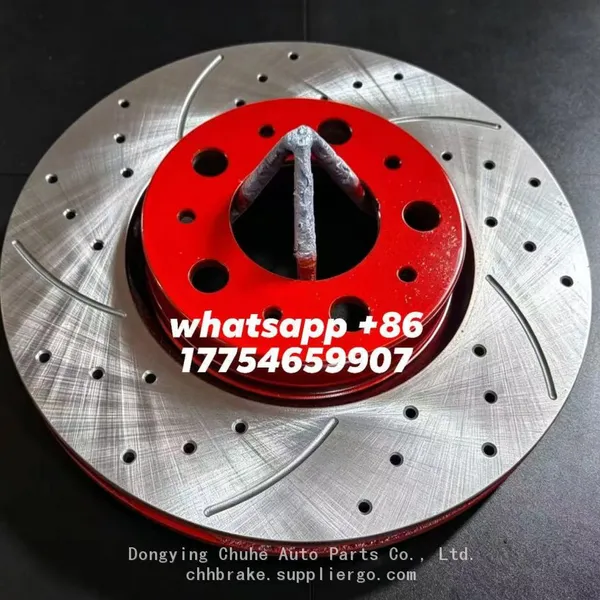 High Carbon Factory OEM Car Brake System Disc Slotted and Drilled Peroformance Brake Rotor