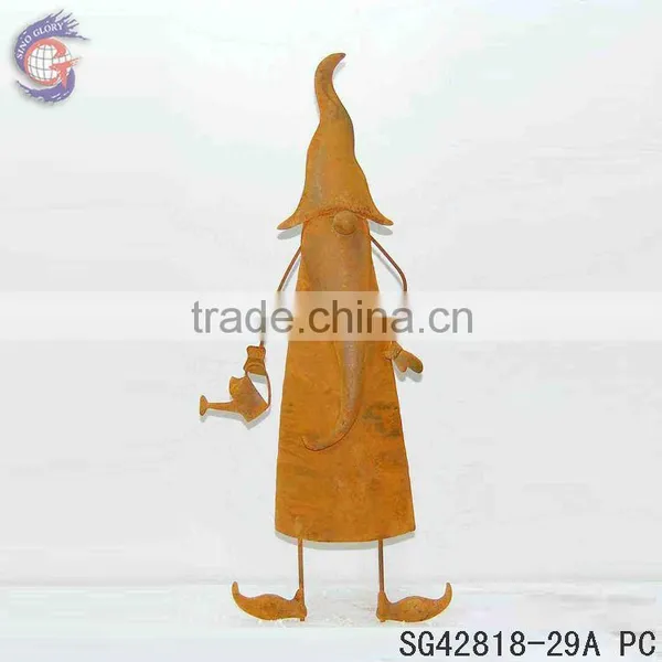 Rusty Metal Garden Gnomes Stkes for Sale photo-6