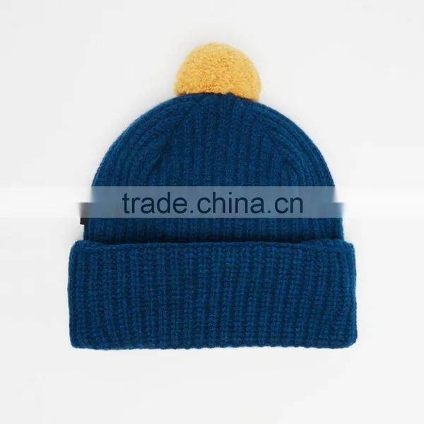 High Quality Pom Pom Cheap Custom Winter Hats/ Knitted Beanie/ Knitted Hat photo-3