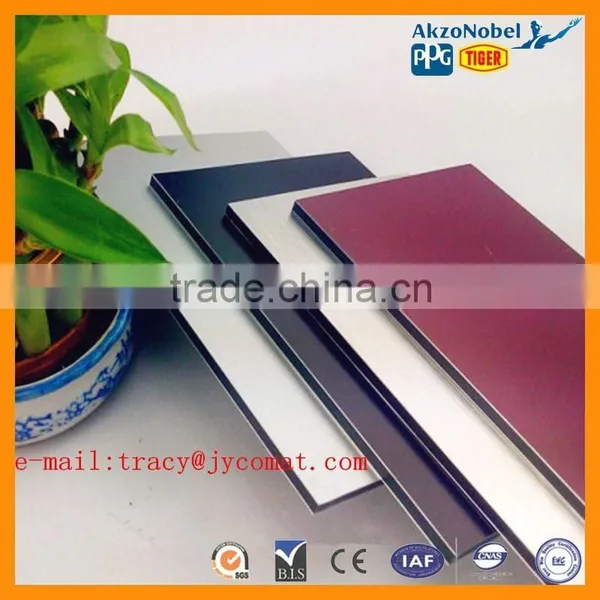 3MM TO 6MM 0.2MM PE Inner Wall Decorative Aluminum Composite Panels(ACP) Board Manufacturer in CHINA photo-2
