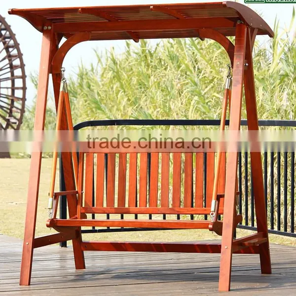 Hot Sale Outdoor Garden Furniture Hammock Hanging Wood Swing Chair