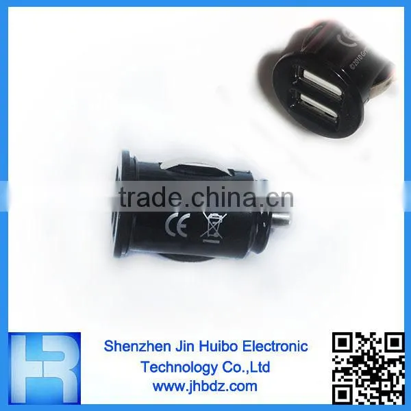 For HTC Black Mini 2 USB Port Car Charger for HTC By Jin Huibo