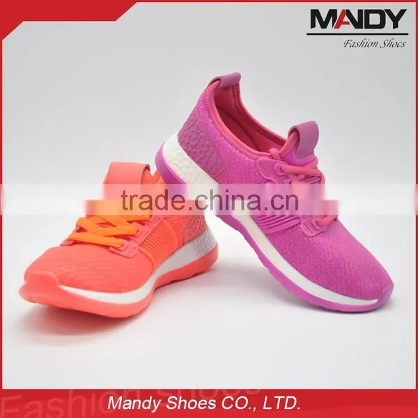 2016 Guangzhou Hot Selling Breathable Ladies Sport Shoes Supplier's Choice photo-2
