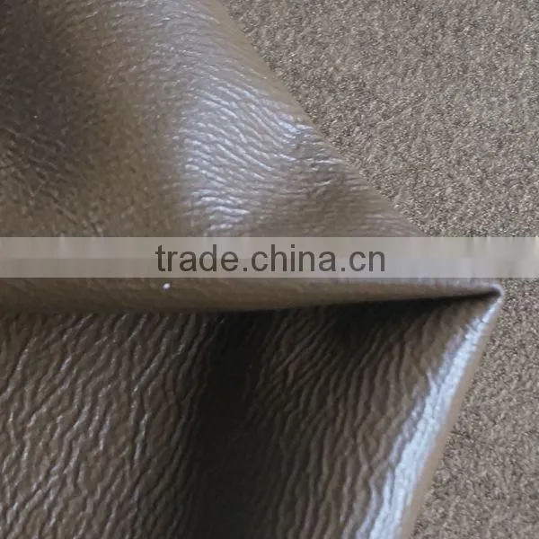 Embossed Pattern 100% Synthetic pu Suede Leather for Jackets photo-3