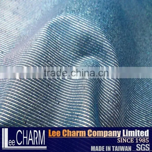 Polyester Metallic Nylon Blend Fabric Shining Surface photo-4