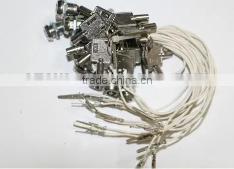 Elevator accessories station lock