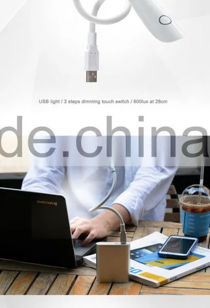 Mini High Brightness Adjustable LED Table Lamp Table Light Desk Light Reading Lamp Book Light Task Light Work Light JK853-USB photo-5