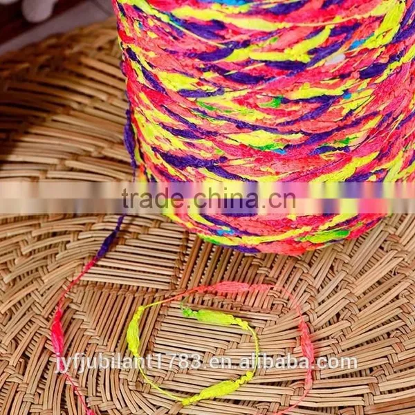 Colour Polyester Lantern Fancy Yarn on Cone for Hand Knitting photo-2