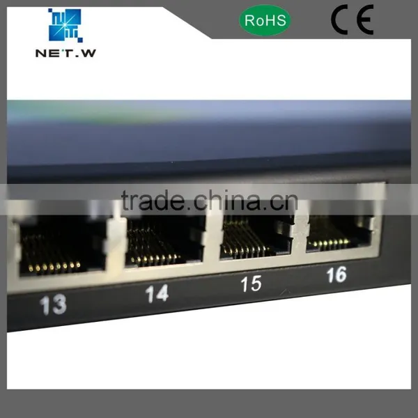 24 Ports FTP CAT5e Patch Panel With LED Light, Easy to Detect Rj45 Type photo-4