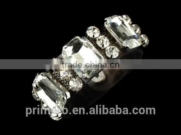 New Vintage Crystal Flower PVC Bracelets & Bangles For Women Fashion Designer Jewelry photo-5