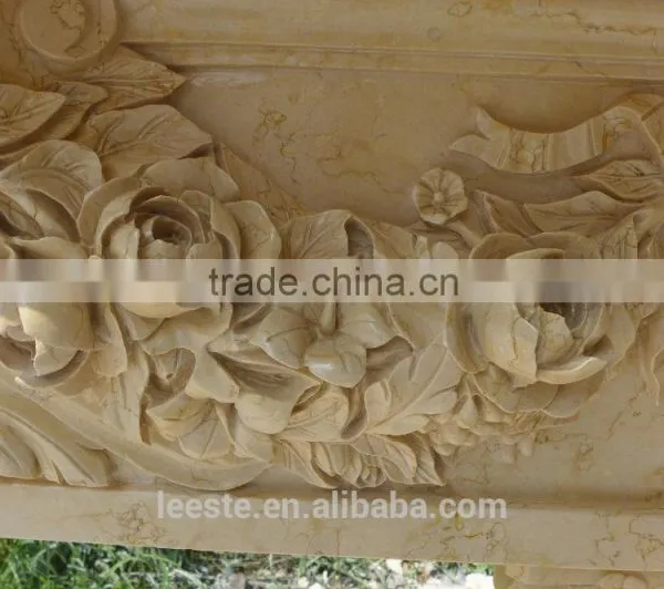 China High Quality Luxury Natural Stone Fireplaces photo-5