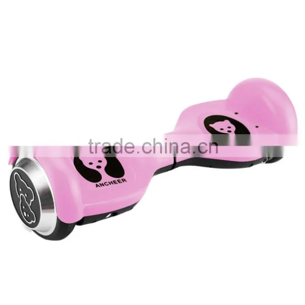 Hot Sale 2016 Kids Self Balancing Electric Scooter 2 Wheel Ancheer Plum Round US Plug 4.5 Inch AM002550 photo-2