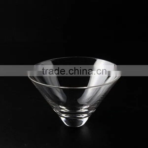 Clear Transparent Leadfree Customized Size Popular in Stocks Stemless Martini Glass High Quality photo-2