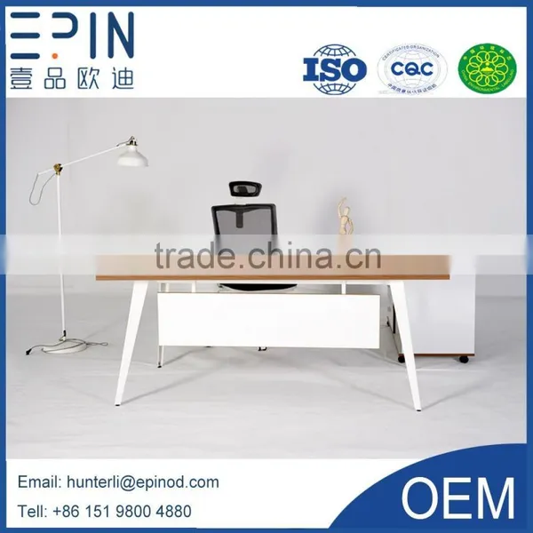 Epin Strong Frame L Shape Modern Manager Desk Office Furniture
