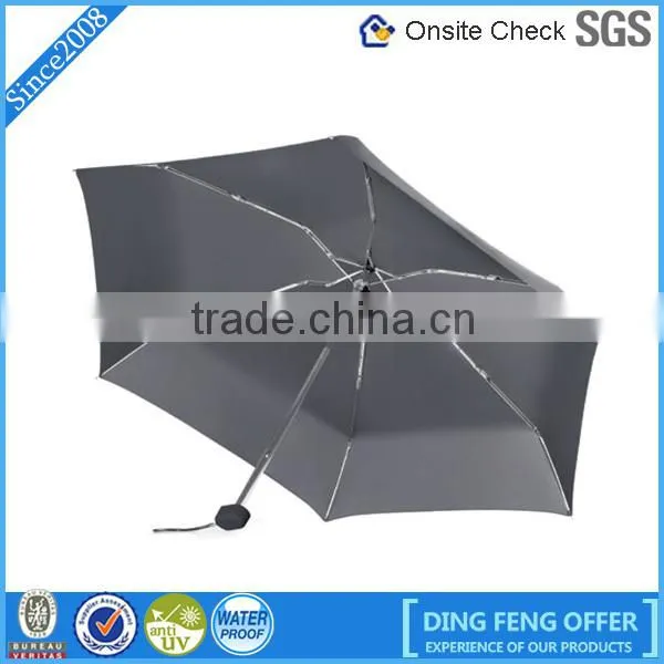2015 Mini Advertising 5 Folding Umbrella for Hotel Promotion Gift photo-3