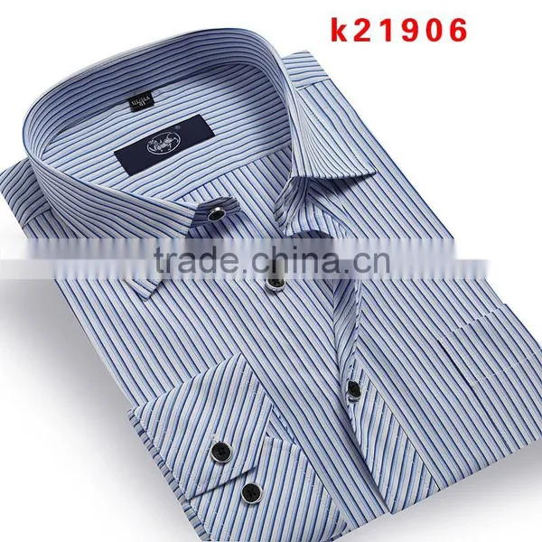 Hot Sasle Embroidered Custom Design Slim Fit Shirt for Man Quality Choice photo-4