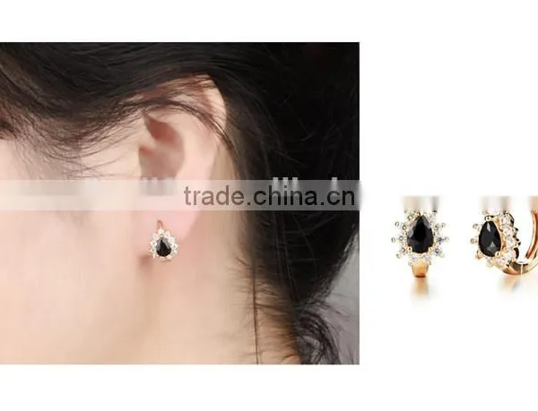 2016 Zircon Jewelry Stainless Steel Earings for Fancy Girls photo-4