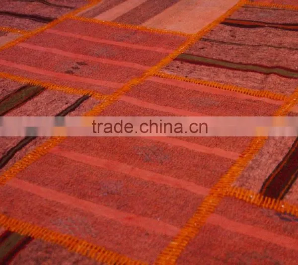 Patchwork Rug - Handwoven Vintage Turkish Rug photo-4