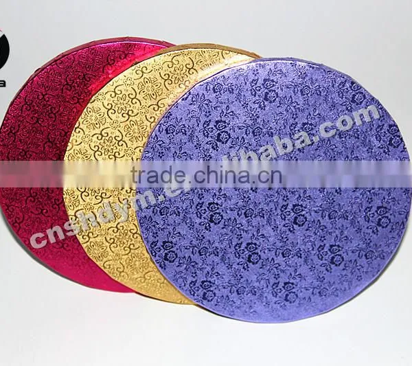 Disposable Colorful Round Foil Cake Drum photo-3