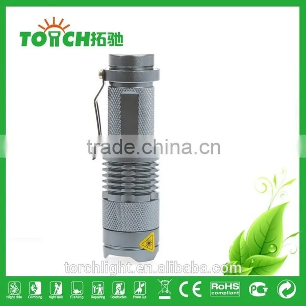High Power Pocket Mini Flashlight 3 Modes 200lm Emergency Flashlight for Outdoor Camping Use by 14500 Battery Mini Torch Light photo-5