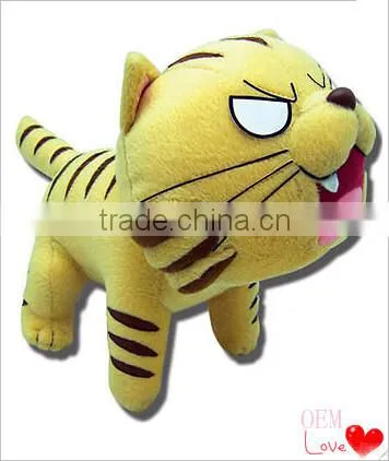 New Hot Custom Stuffed Little Angry Plush Tiger Toys