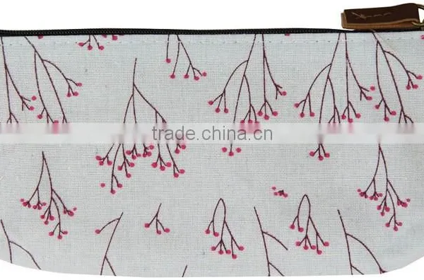 Countryside Flower Floral Cosmetic Makeup Bag Pouch photo-3