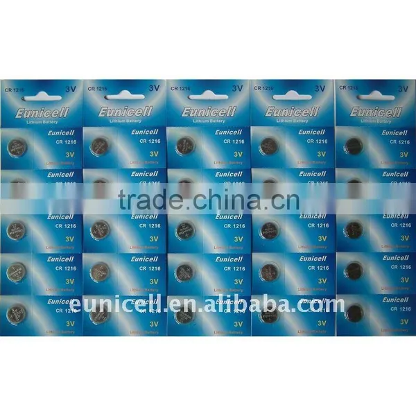 CR1216 Lithium Battery 3V Button Battery Eunicell photo-2