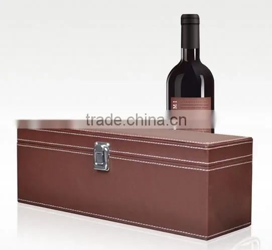 Luxury Wine Packaging Leather Wine Box photo-4
