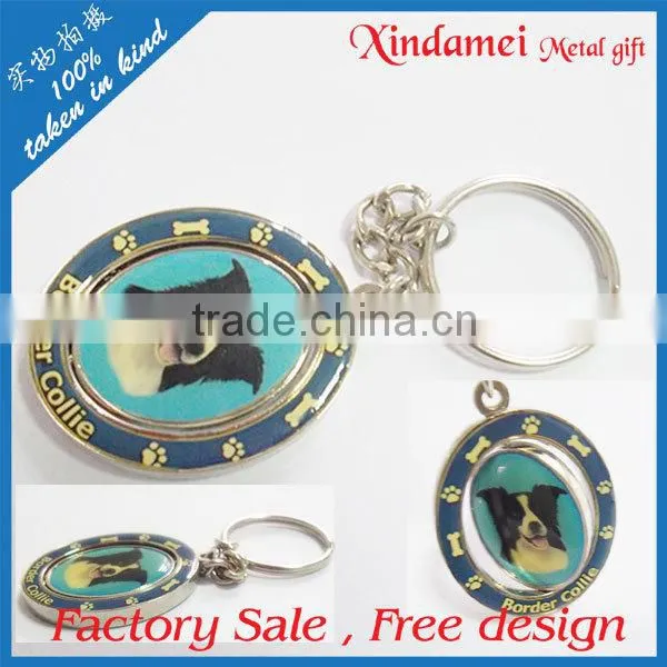 Custom Hot Sell Logo Cheap Iron Key Ring photo-3