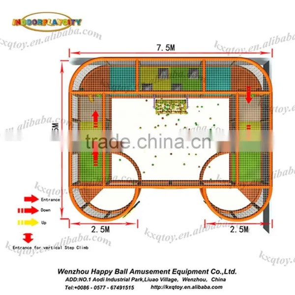 Ballon Carnival Castle,plastic Material Soft Indoor Amusement Equipment for Sale photo-5