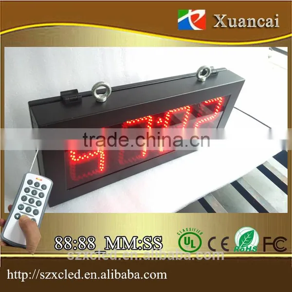 48X21X7CM Outdoor 88:88 RF Remote Controller Eidt Seven Segrment Digital Price Display Board photo-2