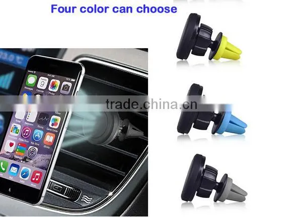 Hot Selling New Magnetic Car Air Vent Phone Holder for Phone Universal and Portable 360 Defree Air Vent Smartphone Mount Holder photo-4