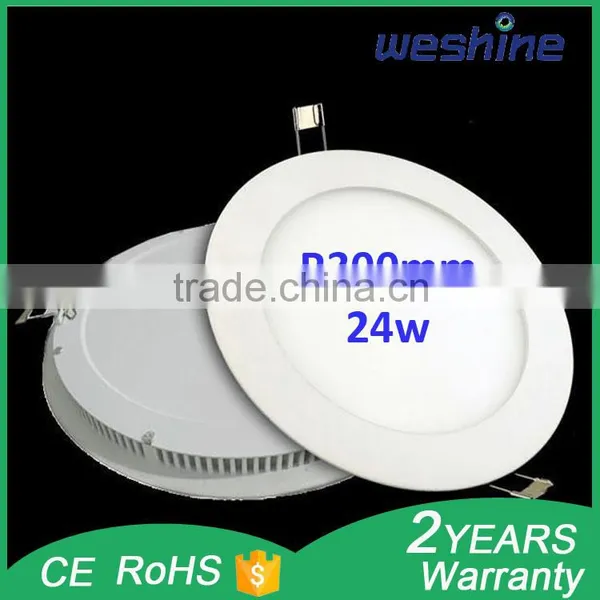 6W 12w 18w 24w Round Ceiling Panel Light SMD High Lumen Flat Led Light photo-4
