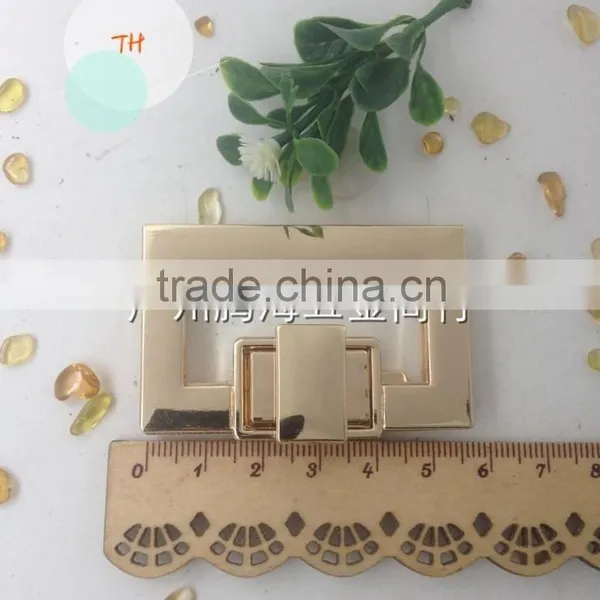 Wholesale Factory Price Fashion Big Rectangle Metal Bag Lock for Bag photo-2