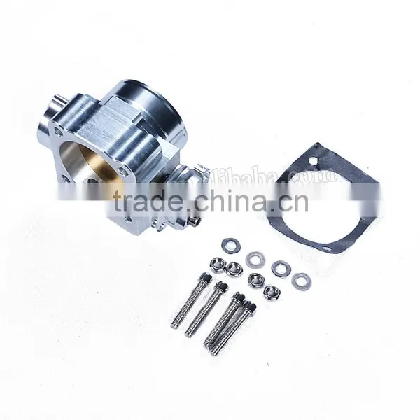 New Style Sliver Aluminum Alloy Racing Throttle Body For EVO 123 photo-3