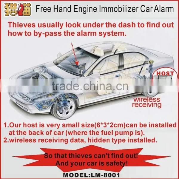 Engine Auto Lock One Way RFID Car Immobilizer photo-3