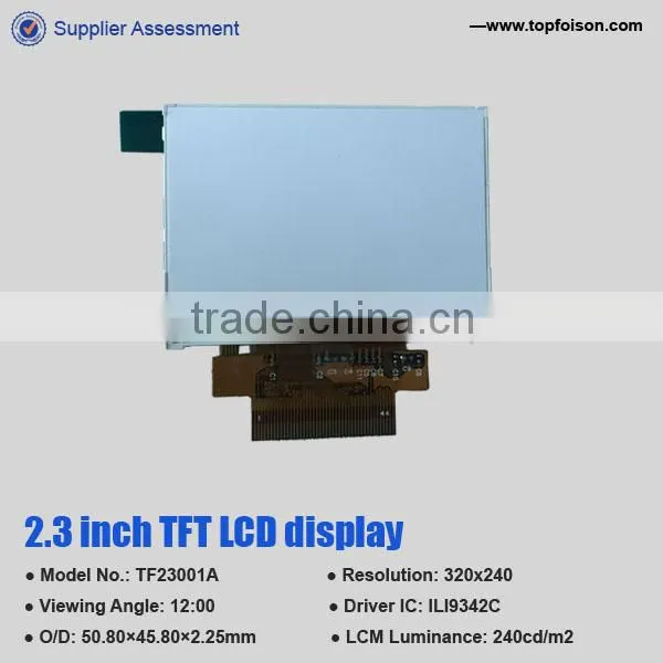 Factory Supply 2.3 Inch TFT LCD Display 320*240 Resolution 8 Bit Interface for Smartwatch-TF23001A photo-3