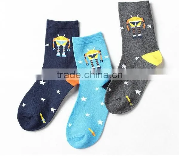 Teen Boys Tube Cartoon Socks Cute Patterns Childrens Sock Supplier's Choice photo-2