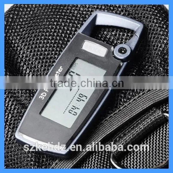 3D Sensor Pedometer ,carabineer Pedometer ,personal Pedometer