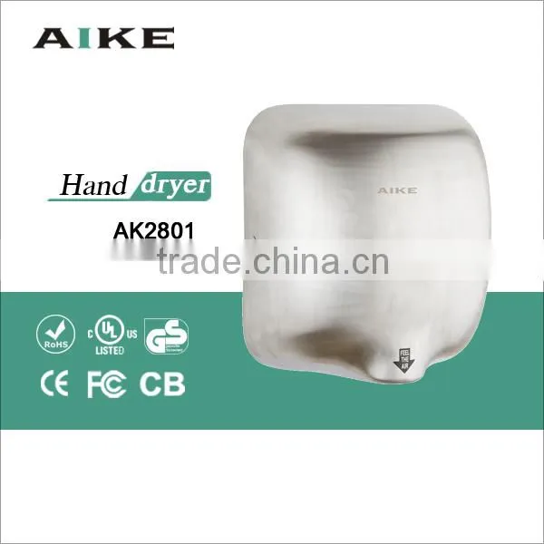 Bathroom Equipment Portable High Speed Infrared Hand Dryer AK2801