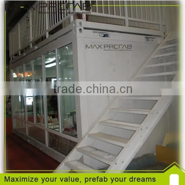 2 Storey Luxury Prefab Movable Glass Container House for Sale photo-2