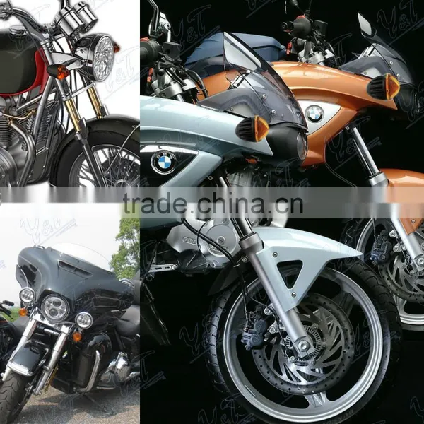 Y&T YTT01 Motorcycle Double Headlight, Custom Motorcycle Headlight, Turn Signals Indicators for Motorcycle photo-4