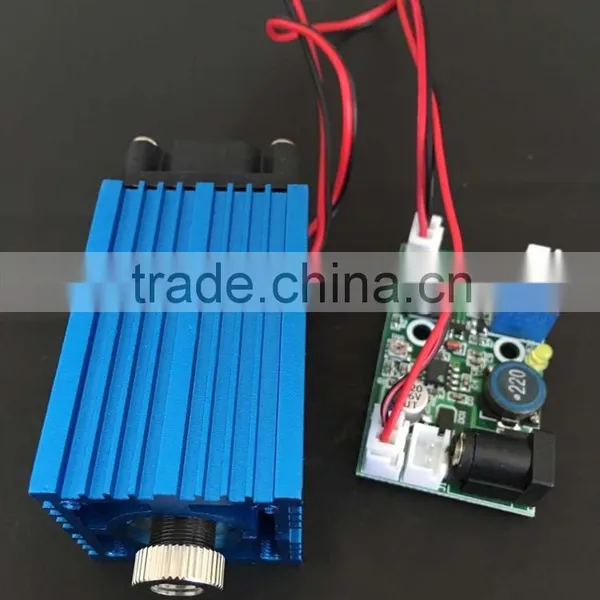 Focusable 1.4W 462nm Blue Laser Diode Module for Engraving Dot/Line/Cross photo-2