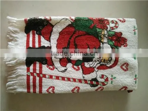3 Piece Christmas Kitchen Set - Christmas Merry Tea Towels Printed 100% Cotton photo-4
