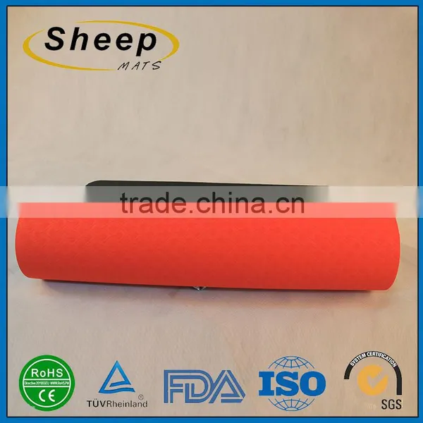 Wholesale Eco Friendly Embossing Waterproof Tpe Hot Yoga Mat