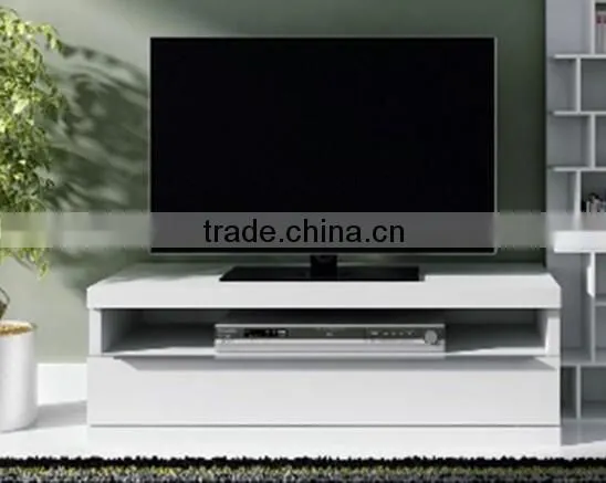 TV-2307 High Gloss White TV Stand photo-2