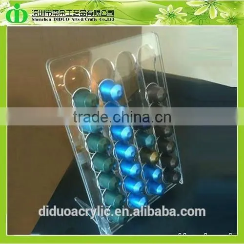 DDL-F052 Trade Assurance Custom Acrylic Coffee Capsule Holder