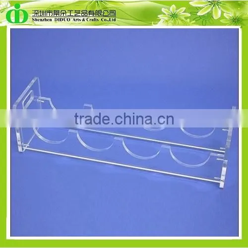 DDW-S006 ISO9001 Chinese Factory Produce Crystal Clear Wine Stand Shelf photo-6