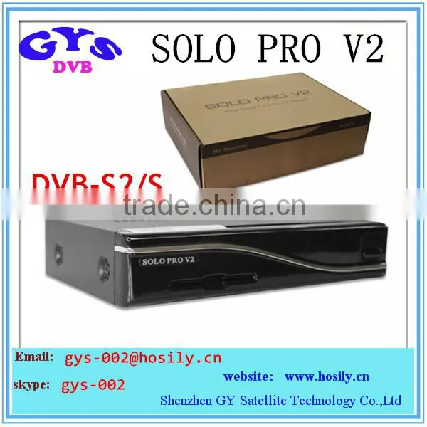 Version 2 SOLO PRO HD Solo Pro v2 Satellite Receiver DVB-S2 Single Tuner Enigma 2 Linux OS Set Top Box Solo Pro v2